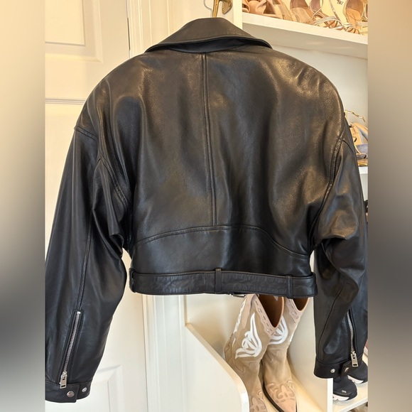Lamarque Dylan black leather jacket XS - Picture 6 of 9